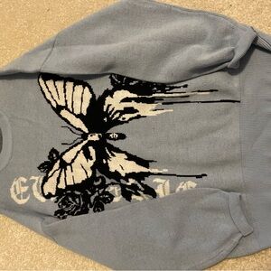 Garage Blue Butterfly Sweater